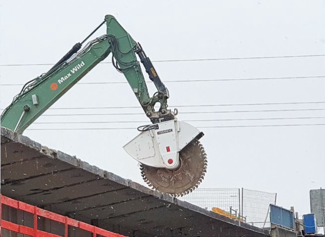 Rückbau einer Brücke – Stück für Stück