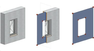 Unterschied Architekturmodell und Statikmodell. (Quelle Ingware AG)