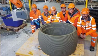 Einzelanfertigungen können in 3D-Betondruck produziert werden.