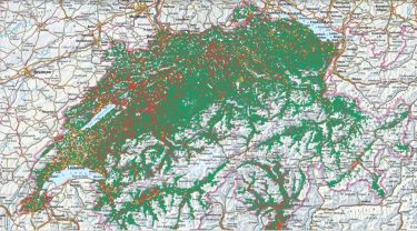 Auf dem Geoportal des Bundes sind neu klima- und energierelevante Informationen für alle Schweizer Wohngebäude visualisiert.