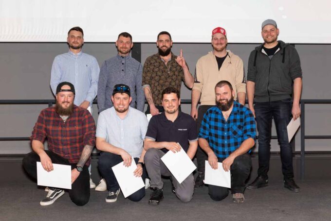 Diplomfeier Bauvorarbeiter Verkehrswegbau am Campus Sursee