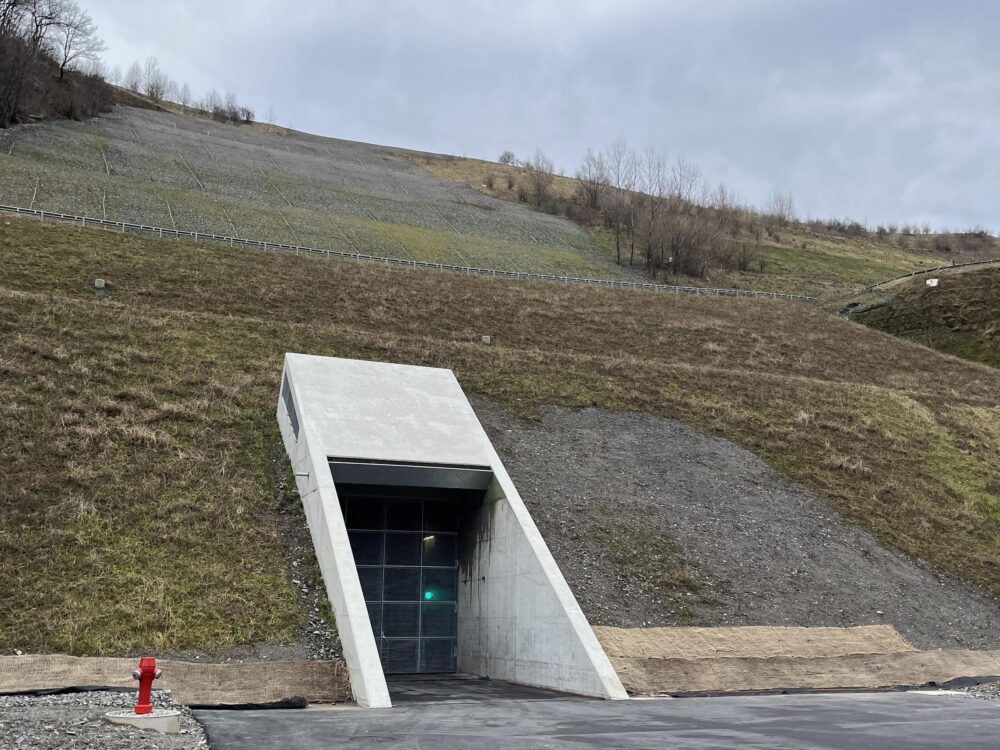 Der Zugang zum Sigirino-Tunnel. (Foto: SBB)