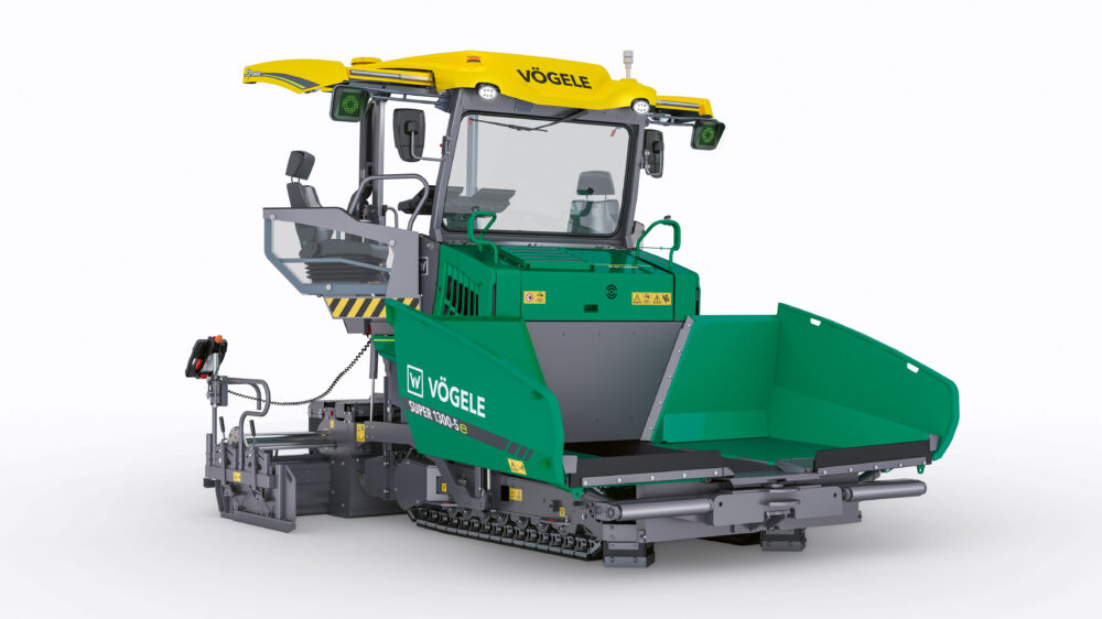Feierte auf der Bauma Weltpremiere: Der erste batterieelektrische Kompaktfertiger Super 1300-5e. (Foto: pd)