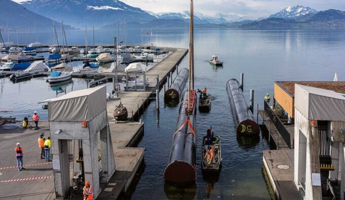 Auf 2,8 Kilometer Länge konnten Leitungen in acht bis zehn Meter Tiefe verlegt werden. (Foto: zvg)