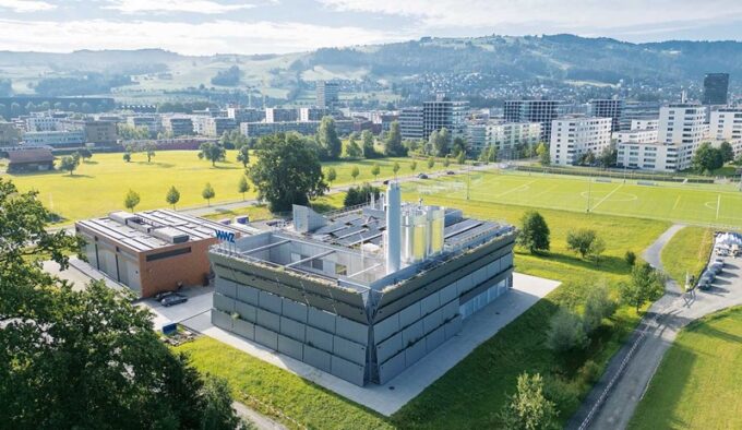 Die Energiezentrale Unterfeld. (Foto: WWZ)