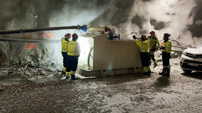 Pumpensumpf mit Tsurumi-Pumpen. (Foto: Tsurumi).