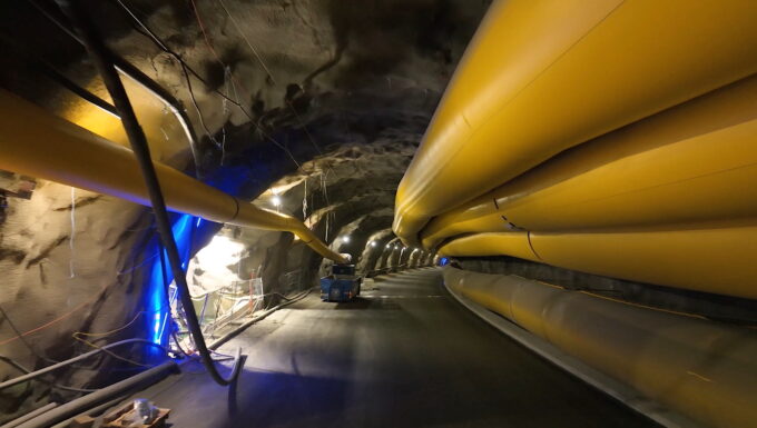 Bis zu 392 Meter geht es unter den Meeresspiegel. Der Rogfast-Tunnel wird damit nicht nur zum längsten, sondern auch zum tiefstgelegenen Tunnel der Erde (Foto: Tsurumi).