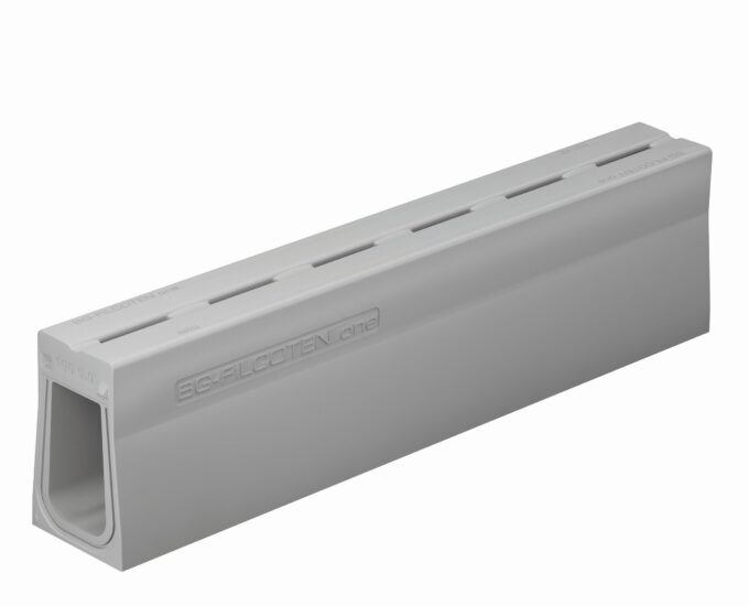 BG-Filcoten One Urban S mit Schlitzeinlauf ist das neueste Modell der monolithischen Entwässerungsrinnen. (Foto: pd)