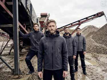 Neue Kübler Wetterjacken auf einen Blick: Midlayer, Softshell, Wetterjacke, Performance-Jacke (v. l. n. r.; Foto: pd)